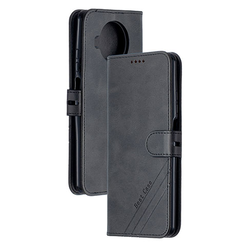 Handytasche Stand Schutzhülle Flip Leder Hülle H02X für Xiaomi Mi 10T Lite 5G Schwarz