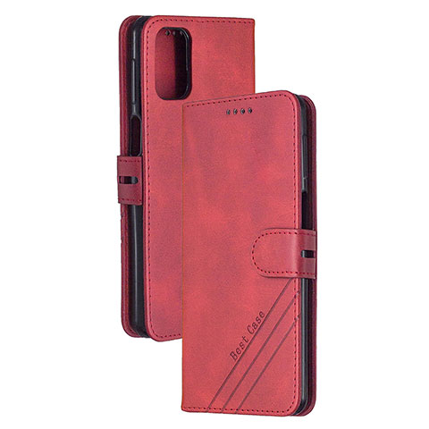 Handytasche Stand Schutzhülle Flip Leder Hülle H02X für Xiaomi Mi 10T Pro 5G Rot