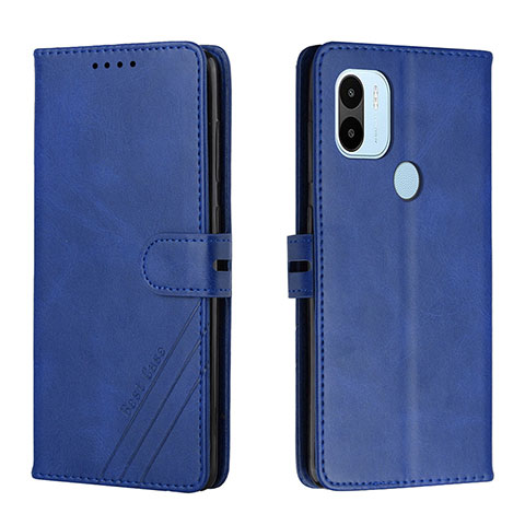 Handytasche Stand Schutzhülle Flip Leder Hülle H02X für Xiaomi Redmi A1 Plus Blau