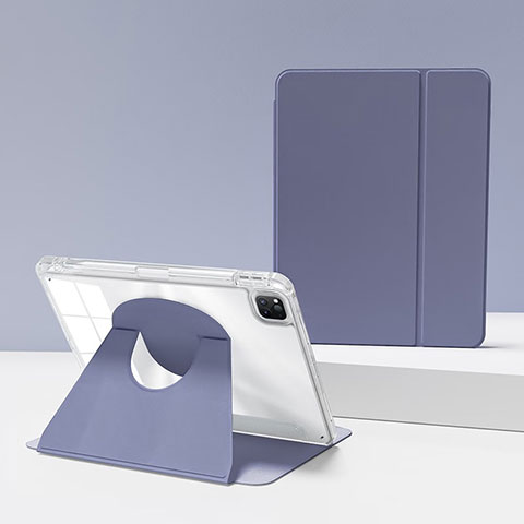 Handytasche Stand Schutzhülle Flip Leder Hülle H03 für Apple iPad Pro 11 (2020) Violett