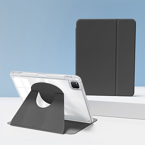 Handytasche Stand Schutzhülle Flip Leder Hülle H03 für Apple iPad Pro 11 (2022) Schwarz