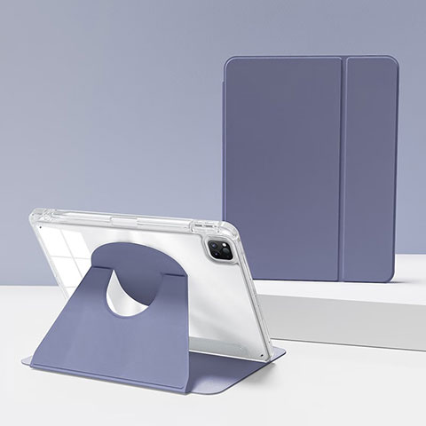Handytasche Stand Schutzhülle Flip Leder Hülle H03 für Apple iPad Pro 11 (2022) Violett