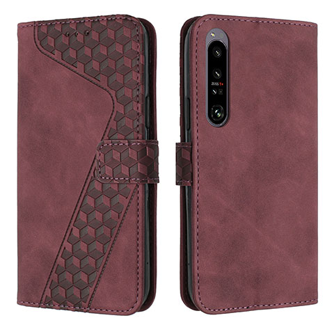 Handytasche Stand Schutzhülle Flip Leder Hülle H03X für Sony Xperia 1 IV SO-51C Braun