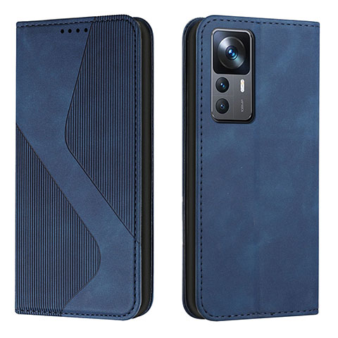 Handytasche Stand Schutzhülle Flip Leder Hülle H03X für Xiaomi Mi 12T 5G Blau