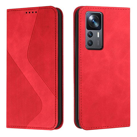 Handytasche Stand Schutzhülle Flip Leder Hülle H03X für Xiaomi Mi 12T 5G Rot