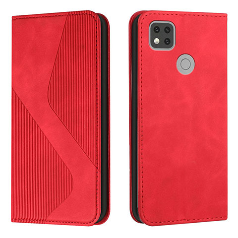 Handytasche Stand Schutzhülle Flip Leder Hülle H03X für Xiaomi POCO C3 Rot