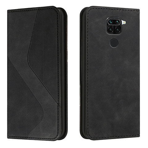 Handytasche Stand Schutzhülle Flip Leder Hülle H03X für Xiaomi Redmi 10X 4G Schwarz