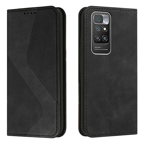 Handytasche Stand Schutzhülle Flip Leder Hülle H03X für Xiaomi Redmi Note 11 4G (2021) Schwarz