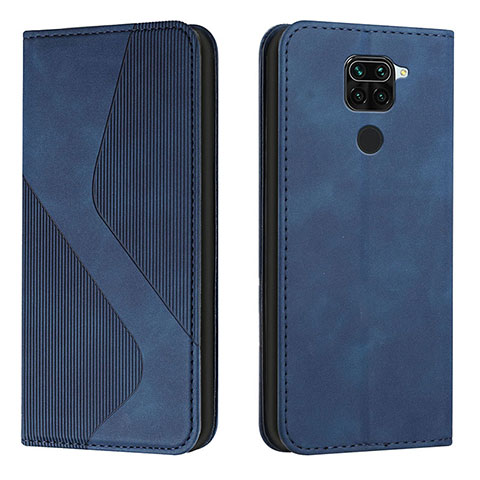 Handytasche Stand Schutzhülle Flip Leder Hülle H03X für Xiaomi Redmi Note 9 Blau