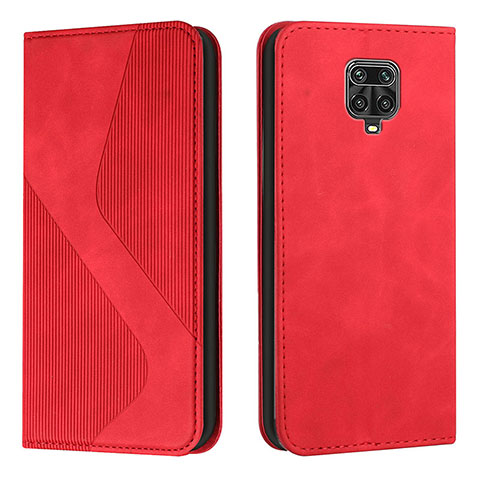 Handytasche Stand Schutzhülle Flip Leder Hülle H03X für Xiaomi Redmi Note 9S Rot