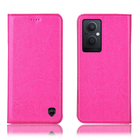 Handytasche Stand Schutzhülle Flip Leder Hülle H04P für OnePlus Nord N20 5G Pink