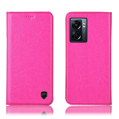 Handytasche Stand Schutzhülle Flip Leder Hülle H04P für OnePlus Nord N300 5G Pink