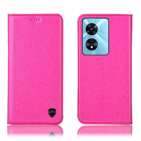 Handytasche Stand Schutzhülle Flip Leder Hülle H04P für Oppo A1 5G Pink