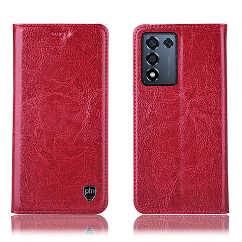 Handytasche Stand Schutzhülle Flip Leder Hülle H04P für Oppo K9S 5G Rot