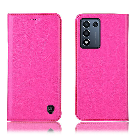 Handytasche Stand Schutzhülle Flip Leder Hülle H04P für Realme 9 SE 5G Pink