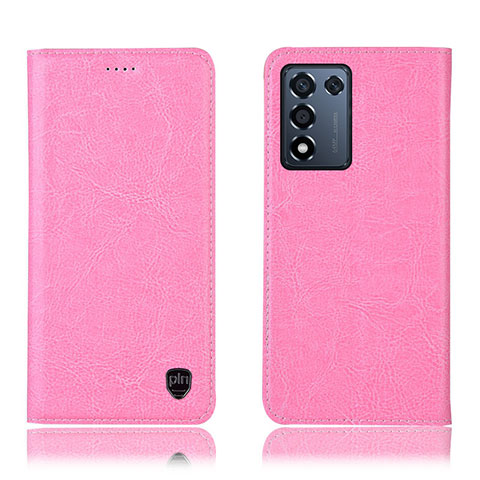 Handytasche Stand Schutzhülle Flip Leder Hülle H04P für Realme 9 SE 5G Rosa