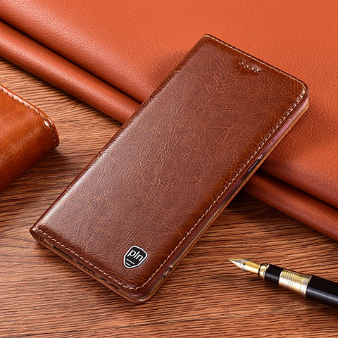 Handytasche Stand Schutzhülle Flip Leder Hülle H04P für Xiaomi Redmi Note 12 Explorer Braun