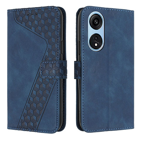 Handytasche Stand Schutzhülle Flip Leder Hülle H04X für Huawei Honor X5 Plus Blau