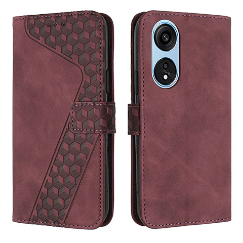 Handytasche Stand Schutzhülle Flip Leder Hülle H04X für Huawei Honor X5 Plus Violett