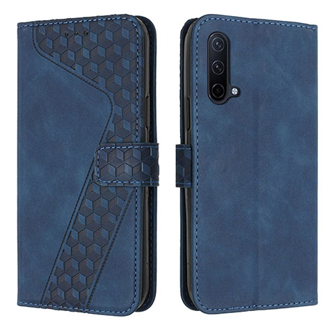 Handytasche Stand Schutzhülle Flip Leder Hülle H04X für OnePlus Nord CE 5G Blau