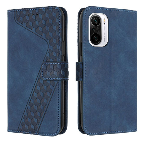 Handytasche Stand Schutzhülle Flip Leder Hülle H04X für Xiaomi Mi 11X 5G Blau