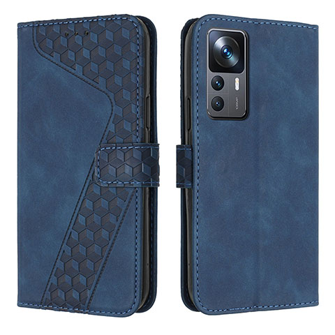 Handytasche Stand Schutzhülle Flip Leder Hülle H04X für Xiaomi Mi 12T 5G Blau