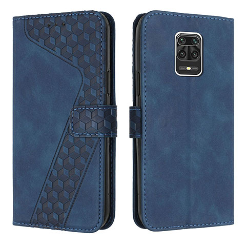 Handytasche Stand Schutzhülle Flip Leder Hülle H04X für Xiaomi Poco M2 Pro Blau