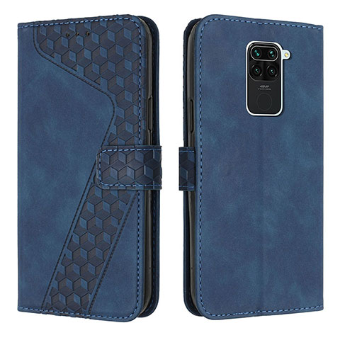 Handytasche Stand Schutzhülle Flip Leder Hülle H04X für Xiaomi Redmi 10X 4G Blau