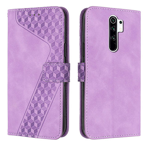 Handytasche Stand Schutzhülle Flip Leder Hülle H04X für Xiaomi Redmi 9 Prime India Violett