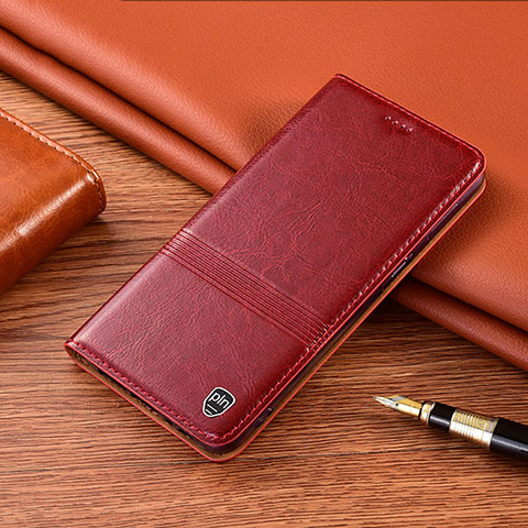 Handytasche Stand Schutzhülle Flip Leder Hülle H05P für Huawei Honor X8a 4G Rot