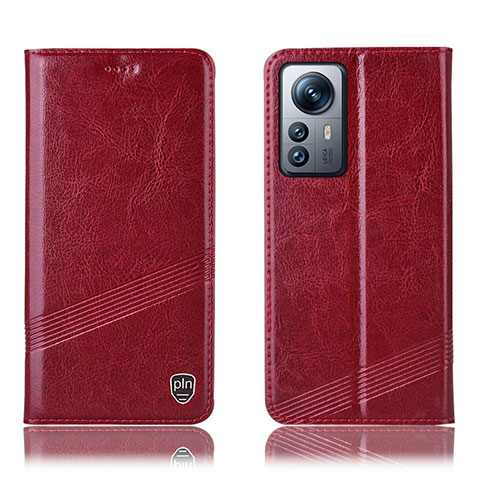 Handytasche Stand Schutzhülle Flip Leder Hülle H05P für Xiaomi Mi 12S 5G Rot