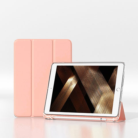 Handytasche Stand Schutzhülle Flip Leder Hülle H06 für Apple iPad 10.2 (2019) Rosa