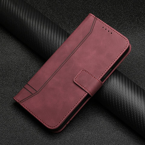 Handytasche Stand Schutzhülle Flip Leder Hülle H06X für Google Pixel 6 5G Rot