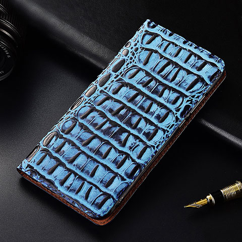 Handytasche Stand Schutzhülle Flip Leder Hülle H07 für Apple iPhone 13 Blau