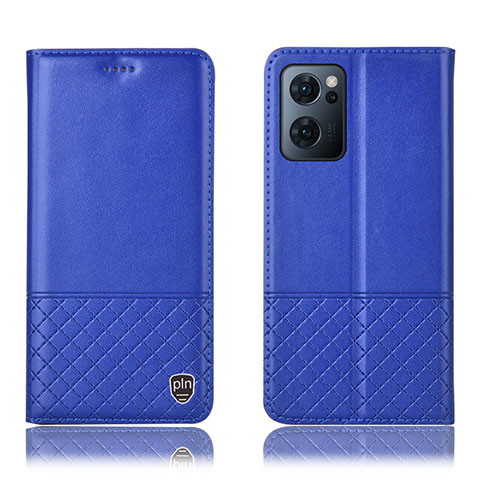 Handytasche Stand Schutzhülle Flip Leder Hülle H07P für OnePlus Nord CE 2 5G Blau