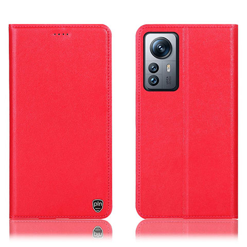 Handytasche Stand Schutzhülle Flip Leder Hülle H07P für Xiaomi Mi 12 Pro 5G Rot