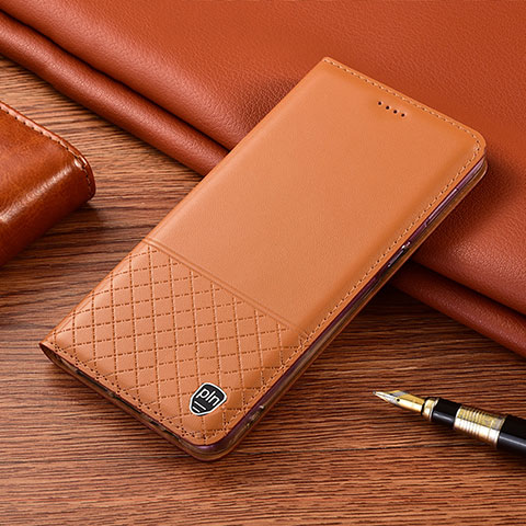 Handytasche Stand Schutzhülle Flip Leder Hülle H07P für Xiaomi Redmi Note 11T Pro+ Plus 5G Orange