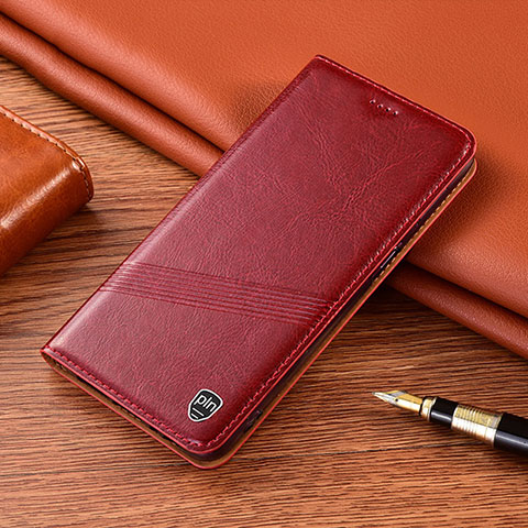 Handytasche Stand Schutzhülle Flip Leder Hülle H09P für Xiaomi Redmi Note 11T Pro+ Plus 5G Rot