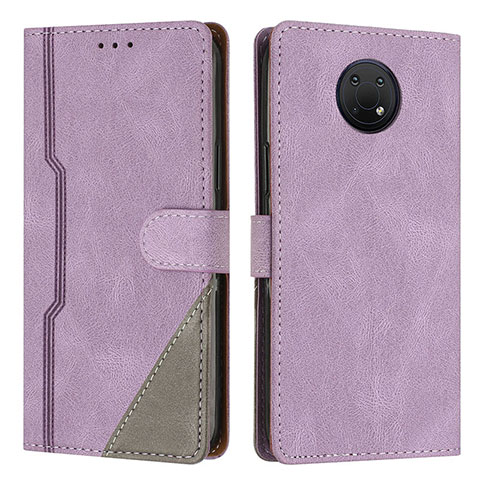 Handytasche Stand Schutzhülle Flip Leder Hülle H09X für Nokia G20 Violett