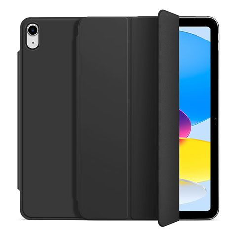 Handytasche Stand Schutzhülle Flip Leder Hülle H10 für Apple iPad 10.9 (2022) Schwarz