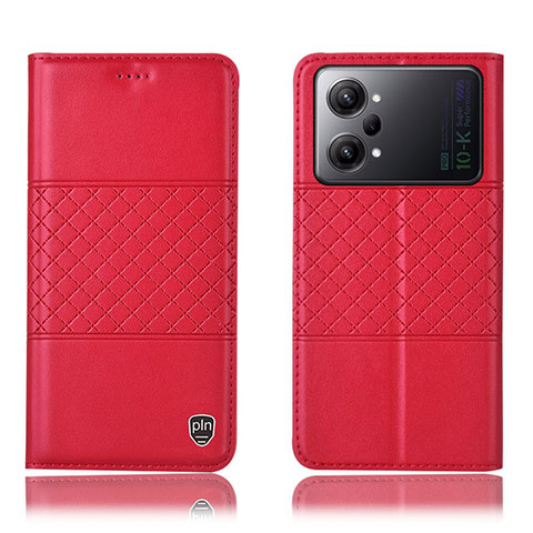 Handytasche Stand Schutzhülle Flip Leder Hülle H10P für Oppo K10 Pro 5G Rot