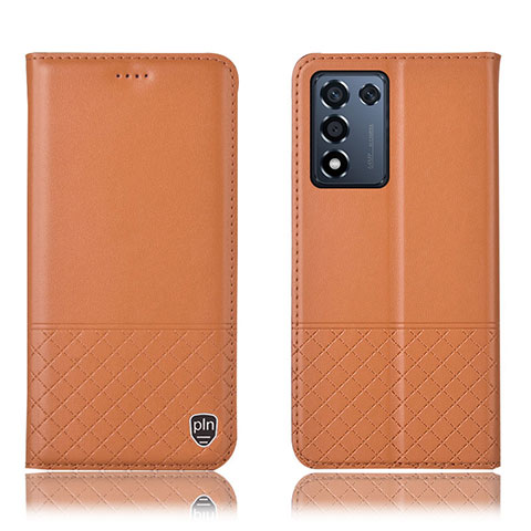 Handytasche Stand Schutzhülle Flip Leder Hülle H10P für Realme 9 SE 5G Orange