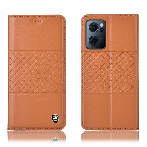 Handytasche Stand Schutzhülle Flip Leder Hülle H11P für OnePlus Nord CE 2 5G Orange