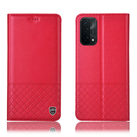 Handytasche Stand Schutzhülle Flip Leder Hülle H11P für OnePlus Nord N200 5G Rot