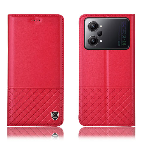 Handytasche Stand Schutzhülle Flip Leder Hülle H11P für Oppo K10 Pro 5G Rot