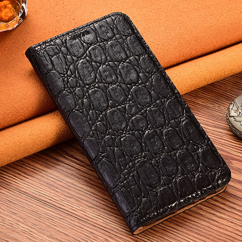 Handytasche Stand Schutzhülle Flip Leder Hülle H16P für Huawei Honor 60 Pro 5G Schwarz