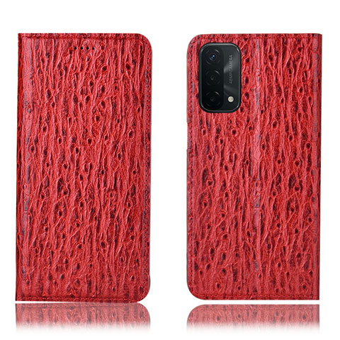 Handytasche Stand Schutzhülle Flip Leder Hülle H18P für OnePlus Nord N200 5G Rot