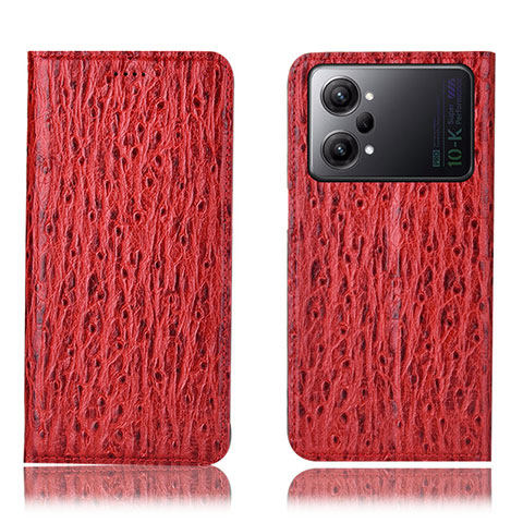 Handytasche Stand Schutzhülle Flip Leder Hülle H18P für Oppo K10 Pro 5G Rot