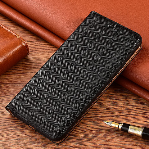 Handytasche Stand Schutzhülle Flip Leder Hülle H20P für Xiaomi Redmi Note 11T Pro+ Plus 5G Schwarz