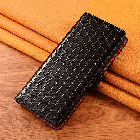 Handytasche Stand Schutzhülle Flip Leder Hülle H21 für Apple iPhone 15 Plus Schwarz